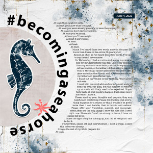 #BecomingaSeahorse