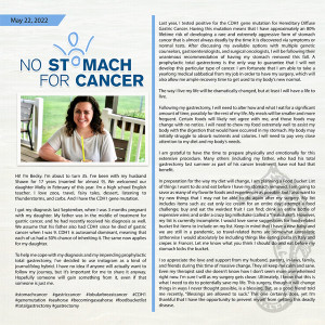 No Stomach For Cancer