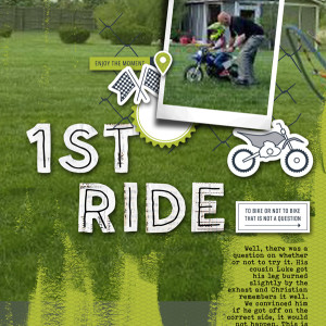 1st Ride!