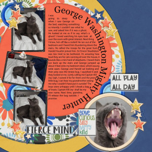 June Journaling Challenge George On The Hunt And Captain Kill Joy