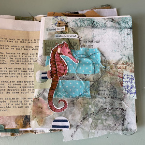 Hybrid Junk Journal Page | Seahabilitated