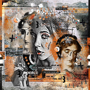 Scraplift Challenge-June 2022-Give Me Some Peace