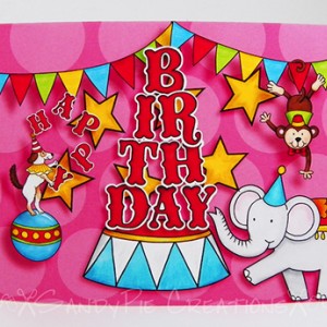 Circus Birthday Card