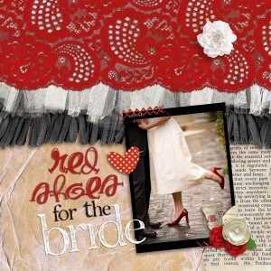 Red Shoes for the Bride