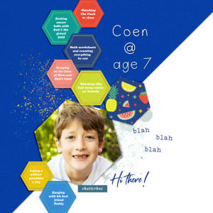Coen at age 7