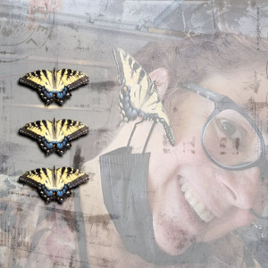 Swallowtail Butterfly On My Face July 2022