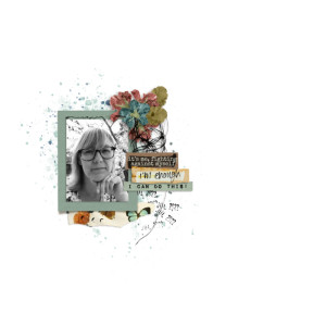 All in my head - Rachel Jefferies August Mixed Media Challenge