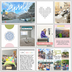 April - left side