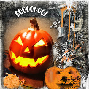 BOOOOO!  (October Inspiration Challenge)
