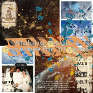 38 Years Married July 2022 A Magical Travel Through The Years. Template Challenge October 2022