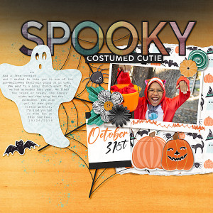 Spooky Costumed Cutie