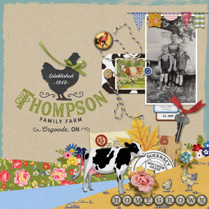 Oct 22 Scraplift Challenge: Thompson Family Farm