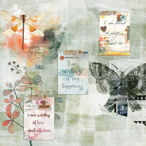 I Am - November Art Journal Muse Week 1