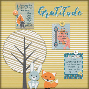 Gratitude - Nov Art Journal Muse Week 2