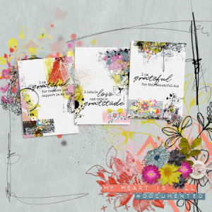 November Muse week 2 - Grateful cards