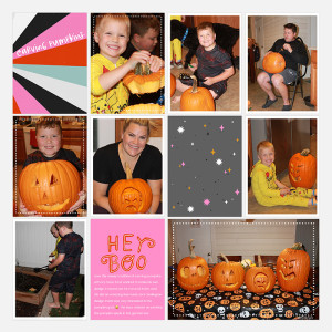 Hey Boo - Carving Pumpkins