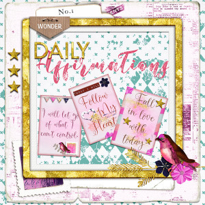 Daily Affirmations - Nov Art Journal Muse Week 3