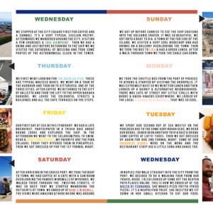 Mediterranean Cruise 2018 Photo Album - DOUBLE SPREAD #1