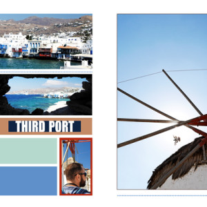 Mediterranean Cruise 2018 Photo Album - DOUBLE SPREAD #4