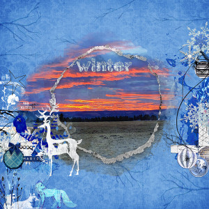Winter-sunset