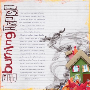 the burning house