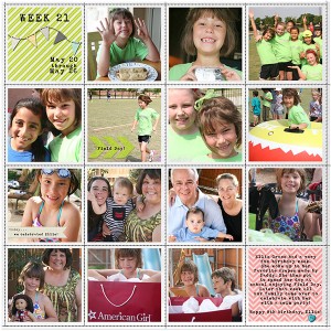 PROJECT LIFE - week 21