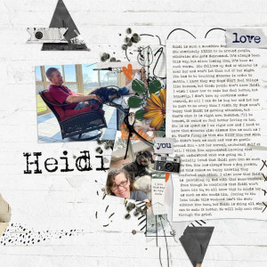 Loving on Heidi