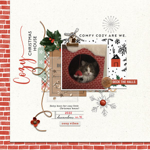 Dec 22 Scraplift Challenge: Cozy House