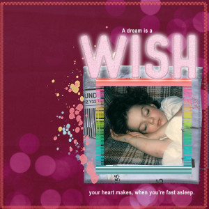 A Dream Is A Wish Your Heart Makes When You're Fast Asleep