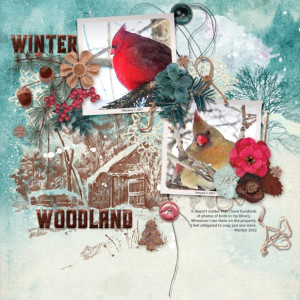Winter Woodland - Whimsical Template 7
