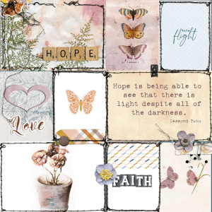 Hope - December Art Journal Muse Week 3