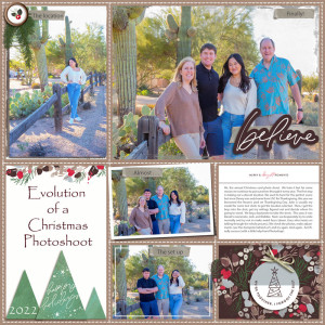 Evolution of a Christmas Photoshoot