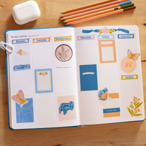 January Planner, Wk 2 -- Hybrid