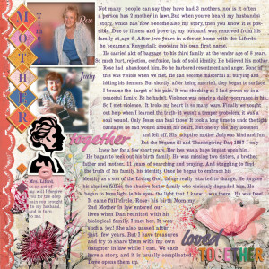 Day10  Photo & Words Mother Times 3