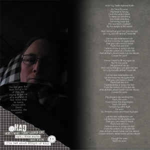 MOC 11 - January 13 - Scrap A Page With Lyrics