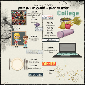 MOC D17 Timeline of My Day