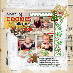 MOC 11 Day 18- Decorating Cookies with G'ma