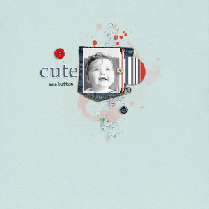 cute as a button