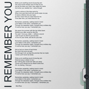 I Remember You
