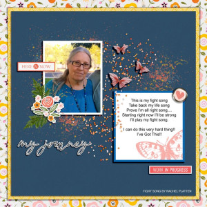 JANUARY 13 - SCRAP A PAGE WITH LYRICS