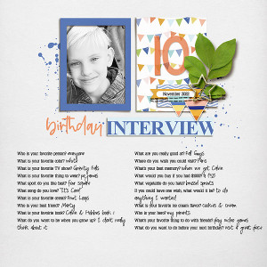 birthday interview - MOC day 20