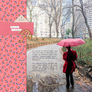 Rainy Day in Central Park (MOC 11 - Re-Scrap)