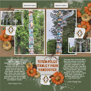 MOC 11 Day 23 Totem Poles Stanley Park Vancouver