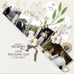 MOC 11 Day 24 The Best Memory - Our Wedding Day 7/16/2011