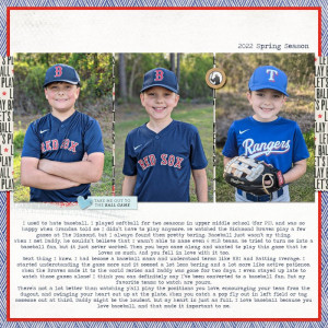 Baseball Mama (MOC 11 - Tell a Love Story)