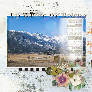 Day 13 - Page with Lyrics - Up Where We Belong