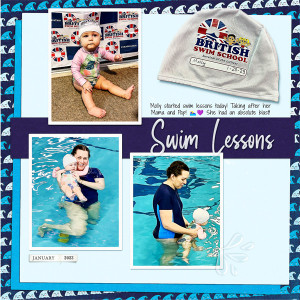 Molly's First Swim Lesson_left