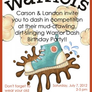 mud party invites