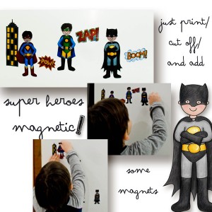 super heroes - magnetic