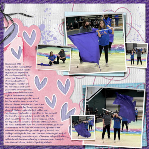 First Color Guard Performance 2023